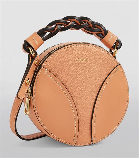 chloe mini daria round bag|Chloe Daria Mini Round Leather Shoulder Bag .